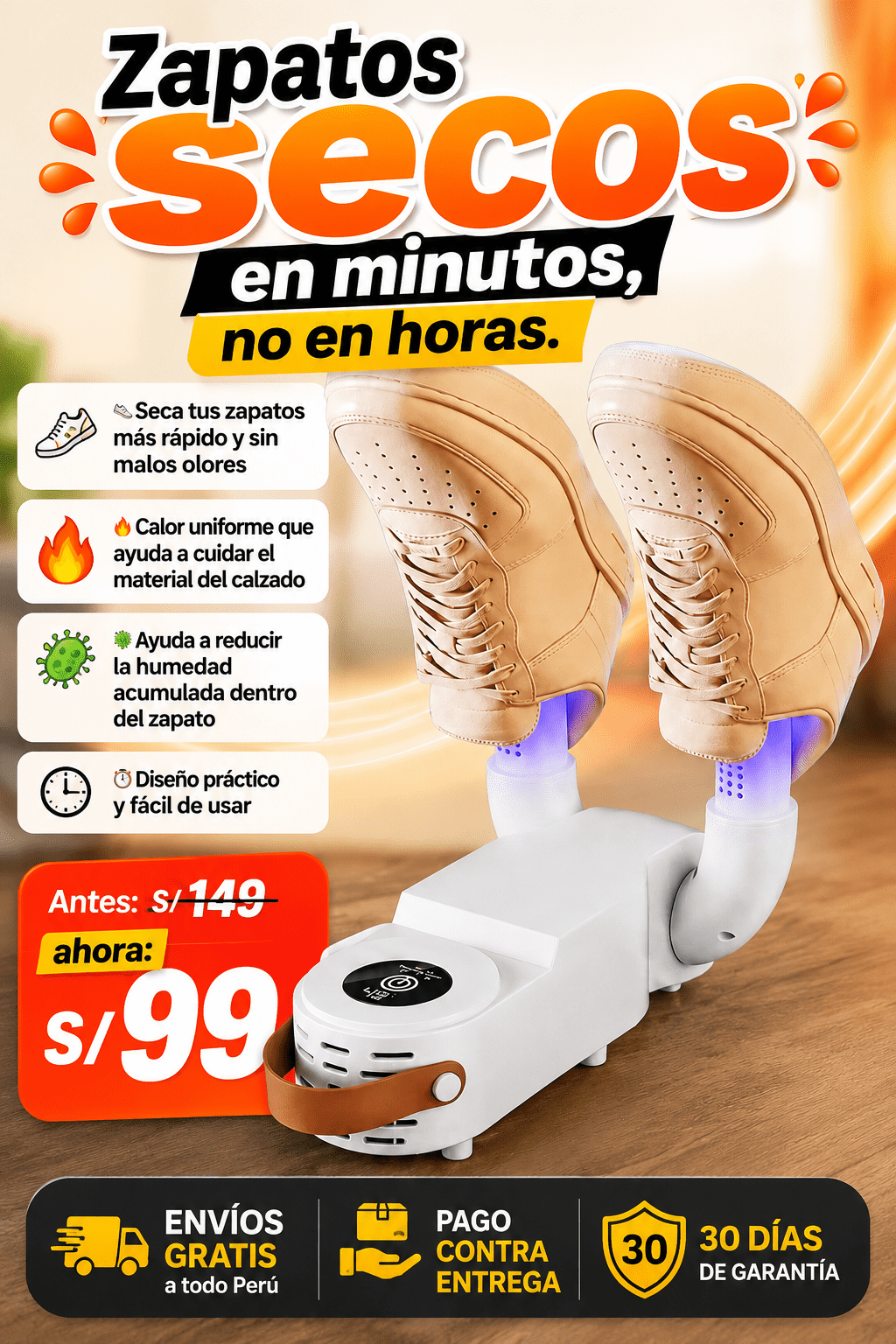 Secador de calzados