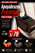 Apoyabrazos Premium para Auto