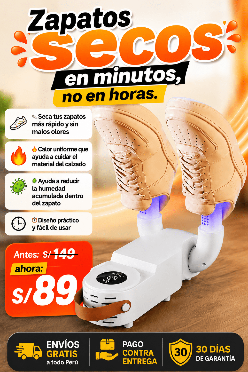 Secador de calzados