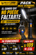 Pack Luz Led + Herramientas
